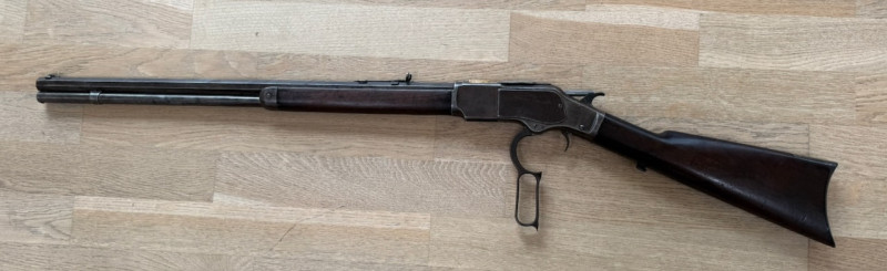 Winchester 1873 .38-40 WCF, rok 1887, osmihranná 26” hlaveň