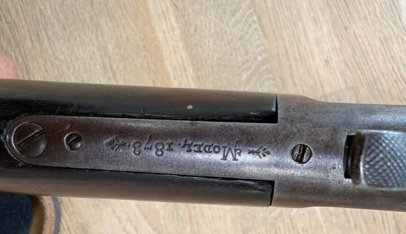 Winchester 1873 .38-40 WCF, rok 1887, osmihranná 26” hlaveň