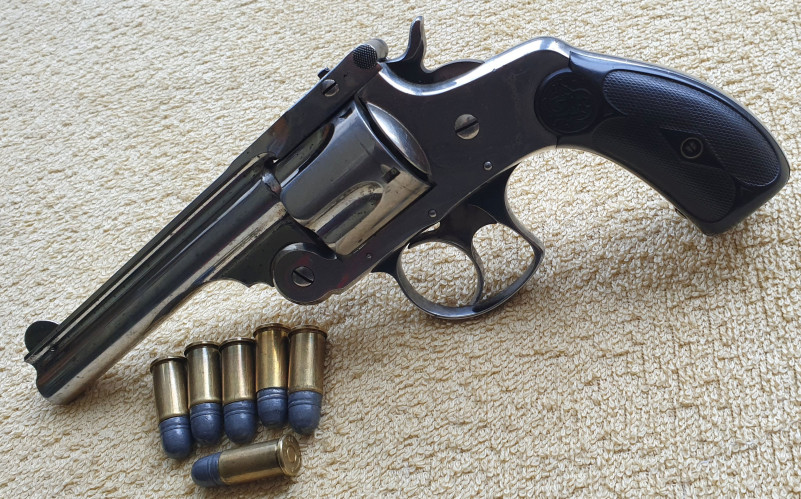 Historický revolver Smith Wesson cal.38CFDA 1886 TOP