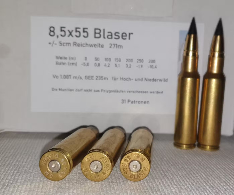 Nábojnice 8,5x55 Blaser