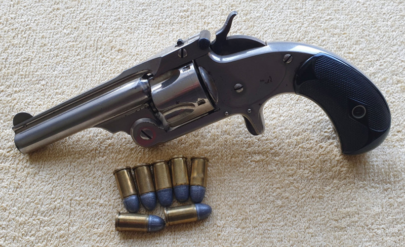 Historický revolver Smith Wesson cal.32CFSA 1872 Hezký stav