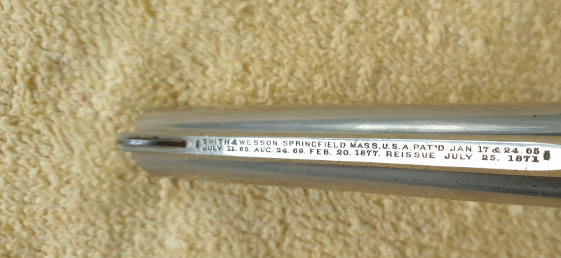 Historický revolver Smith Wesson cal.32CFSA 1872 Hezký stav