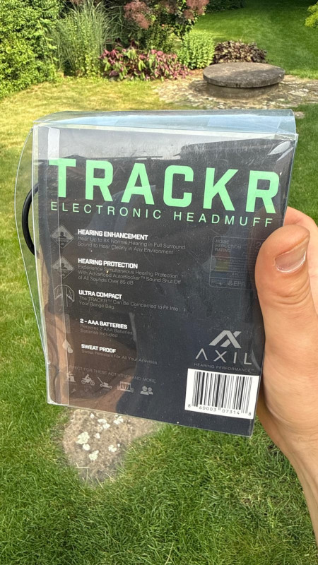 Elektronická sluchátka AXIL TRACKR