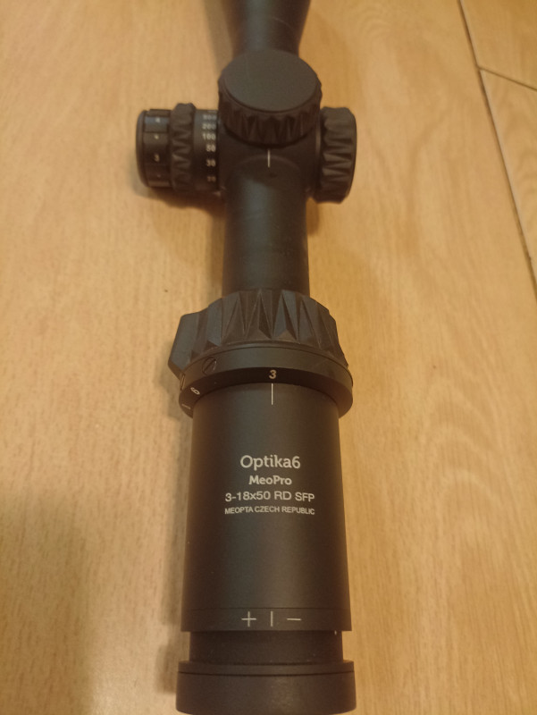 Prodám puškohled Meopta 3-18x50 RD SFP