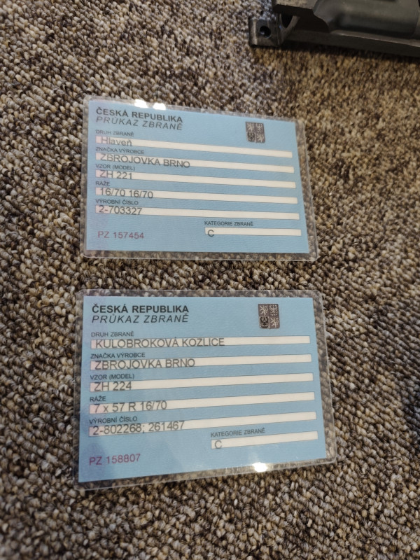 Prodám kulobrokový komplet ZH 224 + ZH 221