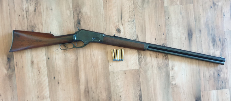 Historická puška Marlin model 1881 cal.45-70 Nádherný stav