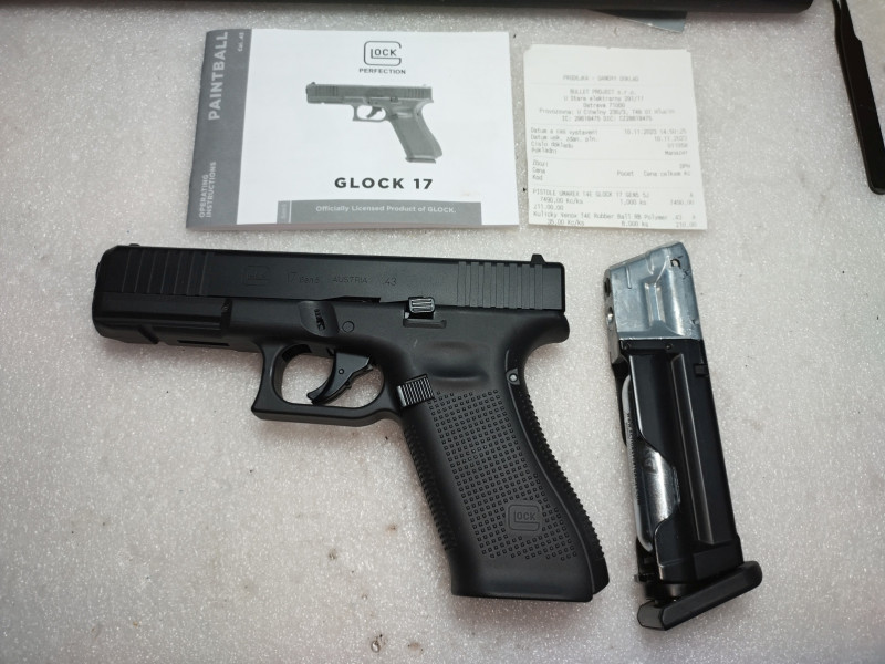 RAM pistole Umarex T4E Glock 17 Gen5 cal.43