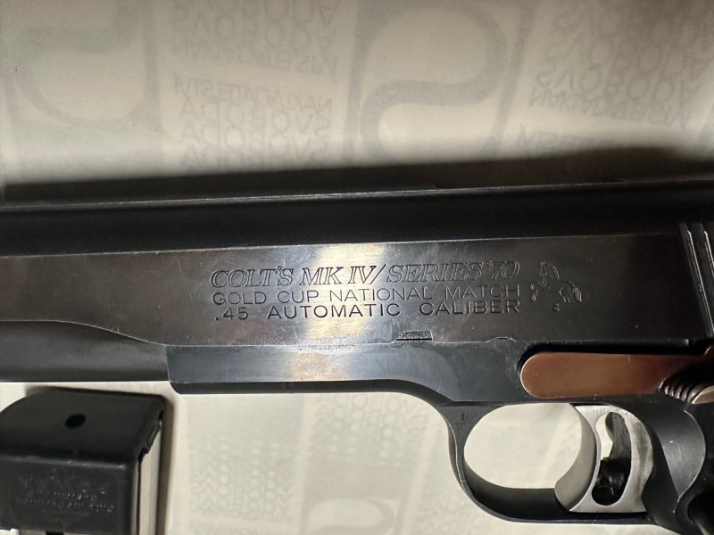 Colt MK IV / series 70 gold cup national match, 6