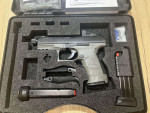 WALTHER PPQ Q4 TAC 4,6″ 9 MM, kolimátor Shield RMSc