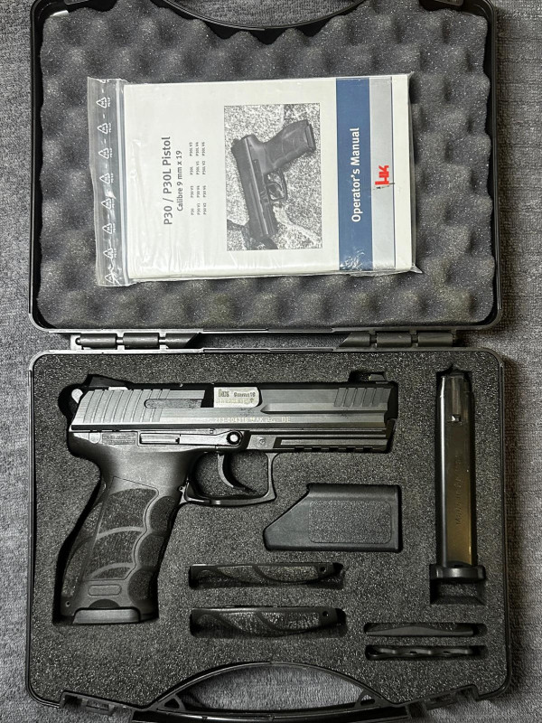 Prodám pistoli H&K P30L V3, 9x19, SA/DA