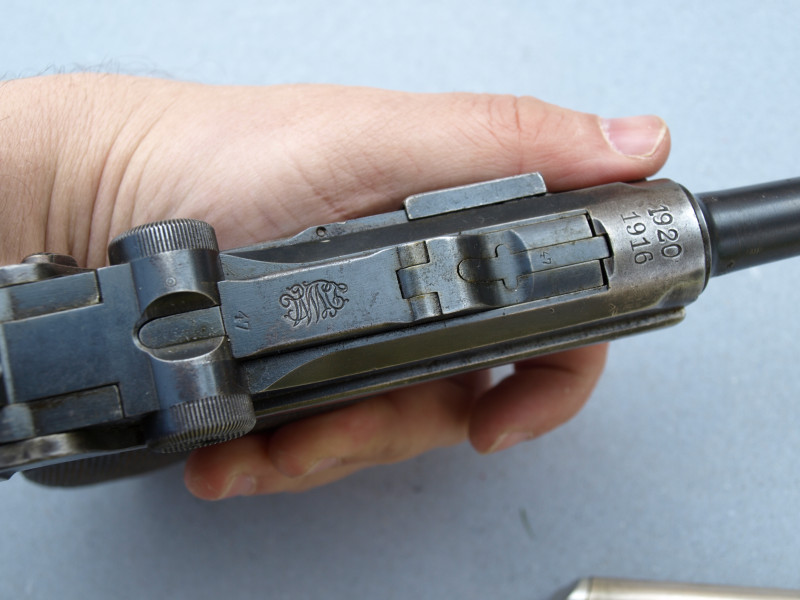 DWM P08 parabela 9mm moc pěkná