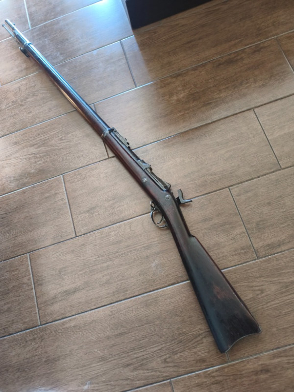 US armádní puška Springfield Trapdoor 56-70 Govt bez ZP