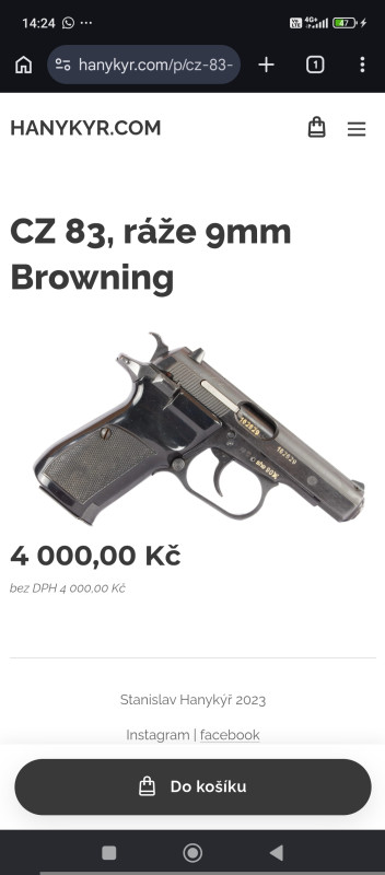 Prodám zbraně viz foto
