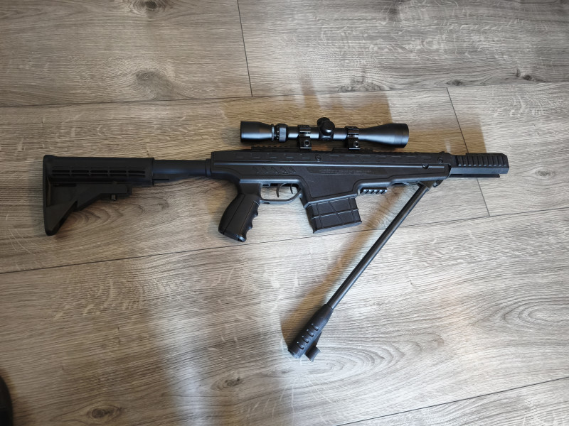 Vzduchovka PENDLETON s optikou RTI 3-9x40 kompletní set 