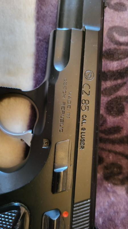 CZ 85 (COMBAT), 9 mm Luger