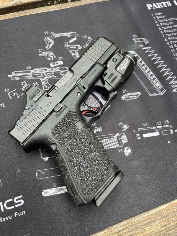Glock 19 gen5 FS MOS 