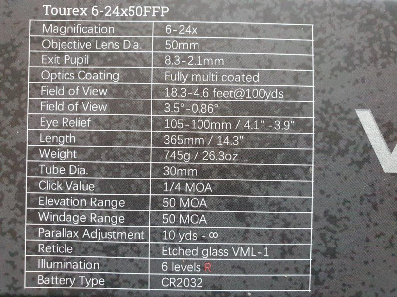 Vector Optics Tourex 6-24x50