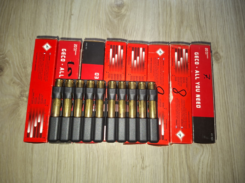 Nábojnice 7x64 Geco 1vystřelené