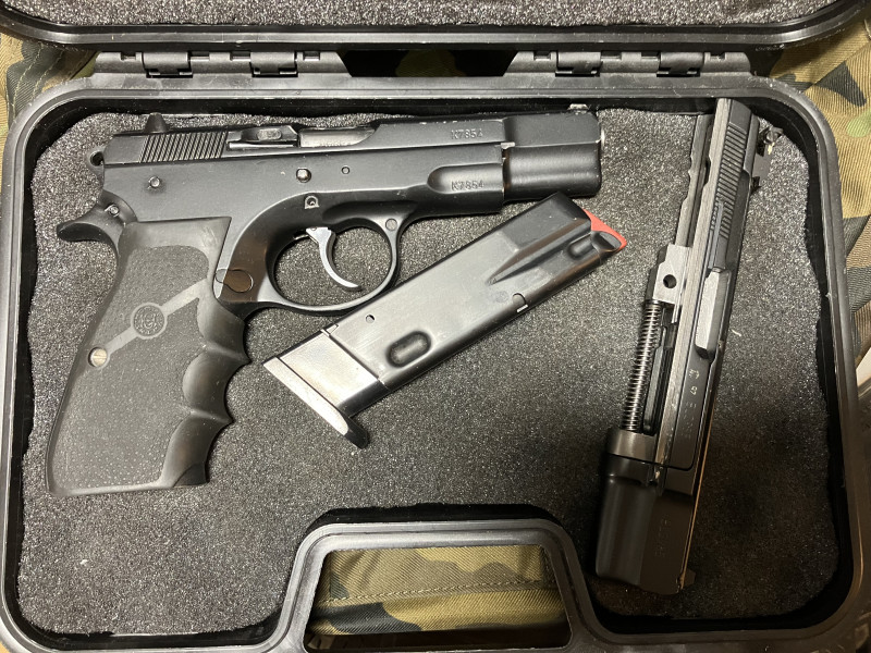 CZ-75 + adaptér KADET
