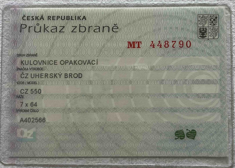 Kulovnice ČZ Uherský Brod CZ-550