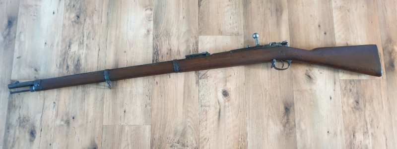 Historická opakovací puška Mauser model 71/84 cal.11,15x60R 