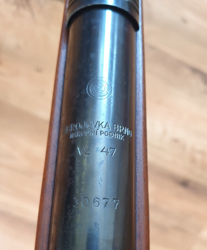 Vojenská vzduchovka VZ.47 cal.4,45mm s řemenem