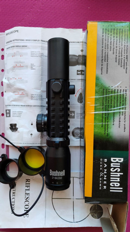 Puškový dalekohled Bushnell 2-6x28E