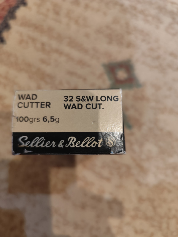 prodam strelivo 32 SaW Long WAD CUT