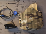 OWB RH Holster - Glock 19/23/32/19X/45 vč. Olight PL-MINI