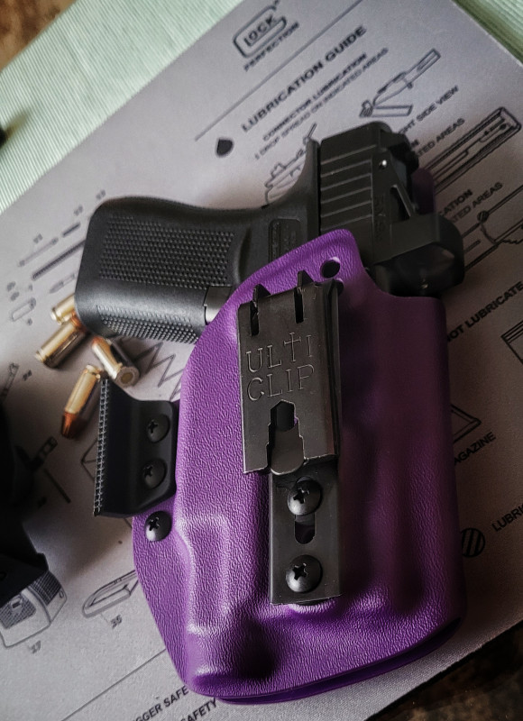 Kydexové IBW RH Holster Glock 43X / Sreamlight TLR-07 sub