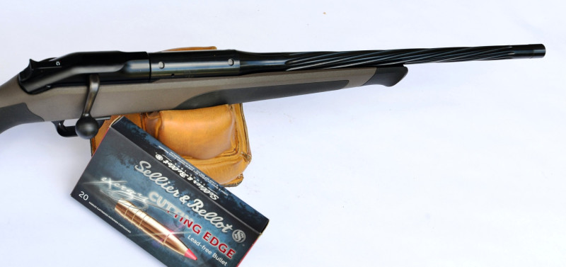 Kanelovaná hlaveň Blaser R8 - 8x57 se závitem 15x1