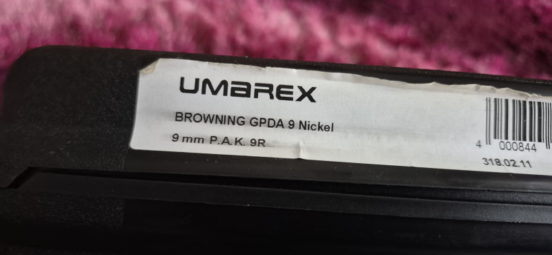 Browning GPDA 9mm p.a.k