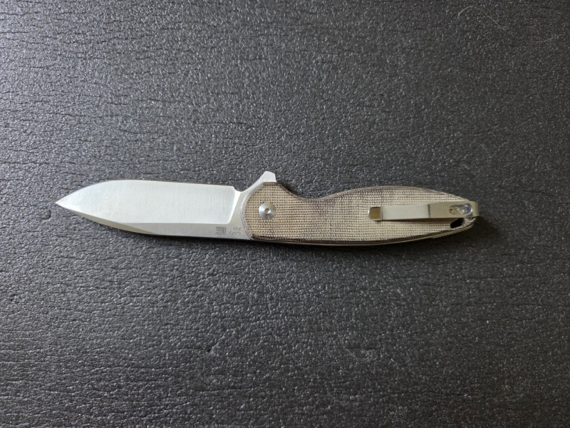 Kizer Cozy Green Micarta (V3613C2