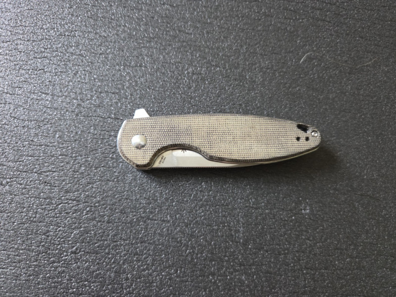 Kizer Cozy Green Micarta (V3613C2
