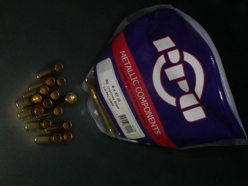 nábojnice PPU 8x57IS nové, nestřílené, pouze otevřené balení