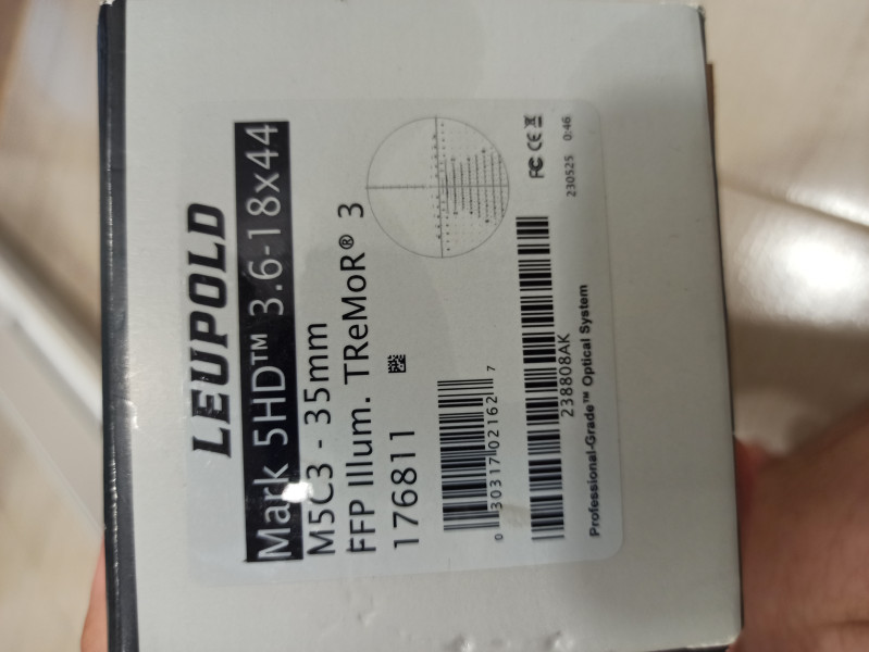 Leupold MARK 5HD, 3.6-18x44, Tremor 3