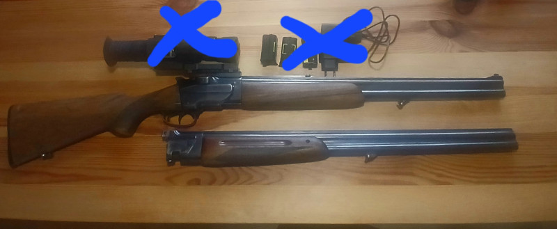 Prodám kulobrok ZH 104  7X57 16/70 , brokové hlavně 16/70