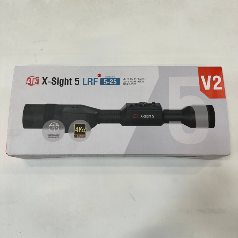 ATN X-Sight 5 V2 LRF 5-25x – denní/noční puškohled