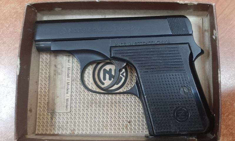 ČZ 92.  r.6,35mm  orig krabička +záruční list