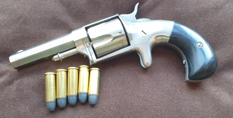 Historický revolver Hopkins Allen cal.38RFSA 1871