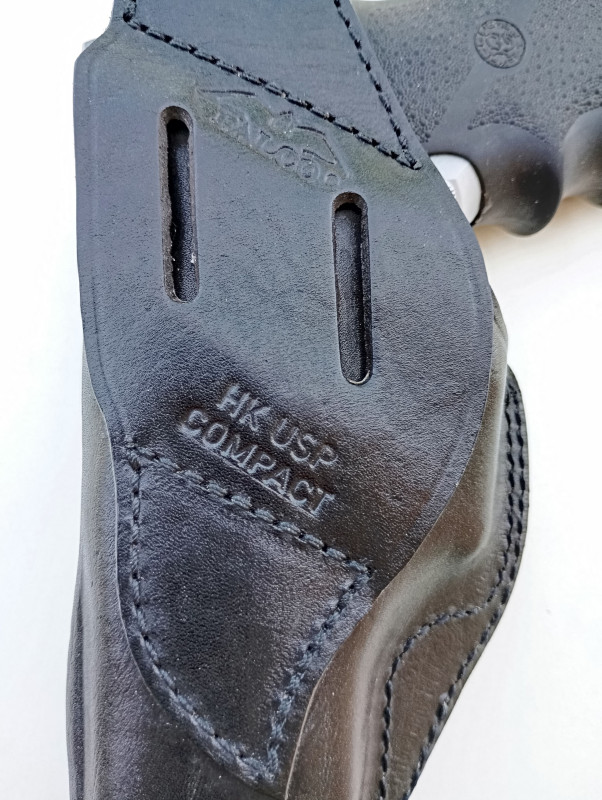Kožené opaskové pouzdro na pistoli Heckler & Koch USP Comp.