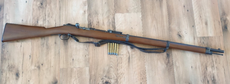 Historická opakovací puška Mauser model 71/84 cal.11,15x60R 