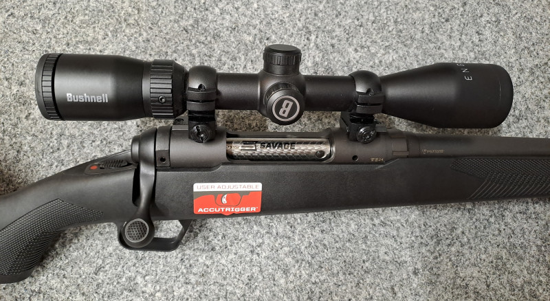 Savage Arms Model 110 Enrage Hunter XP + Optika Bushnell 3-9