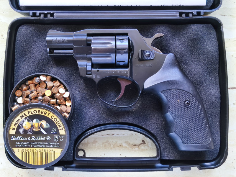 Flobert revolver ALFA 620 cal. 6mm 
