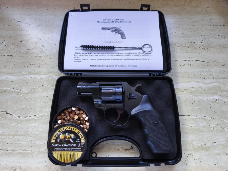 Flobert revolver ALFA 620 cal. 6mm 
