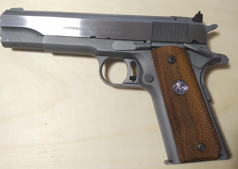 Pistole samonabíjecí AMT Hardballer, ráže .45 ACP