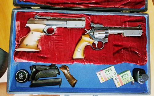 Sportovní set Revolver Grand 38spl a Margolin 22