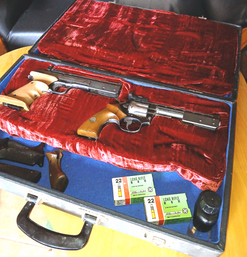 Sportovní set Revolver Grand 38spl a Margolin 22