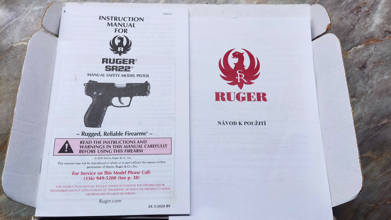 Ruger SR22 PBT .22LR