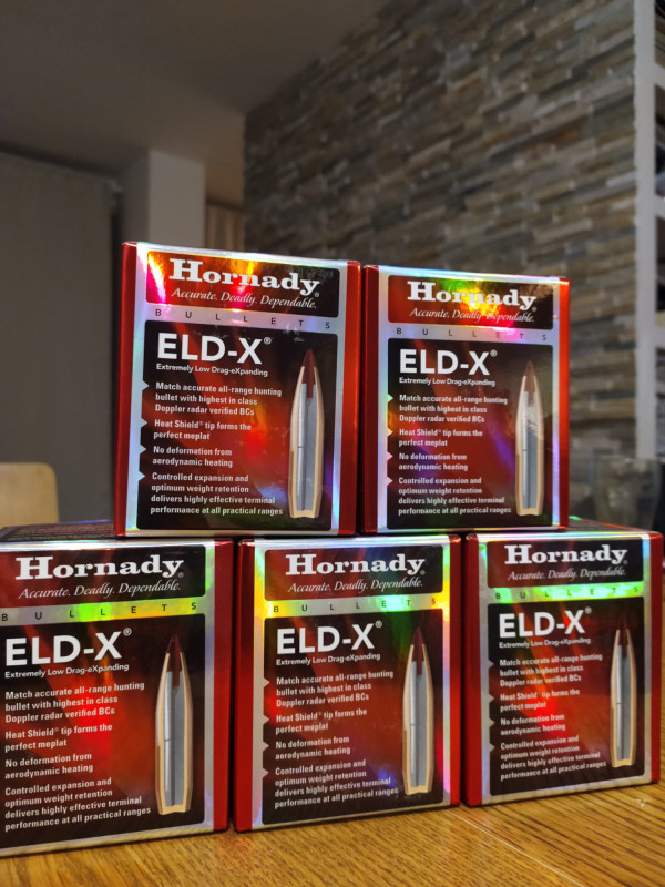 střely Hornady ELD - X 143 gr